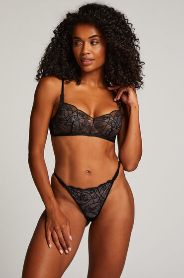 Hunkemöller String Luna Schwarz von Hunkemöller