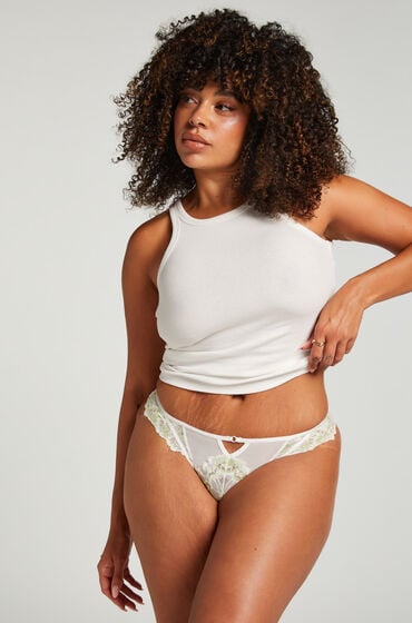 Hunkemöller String River Weiß von Hunkemöller