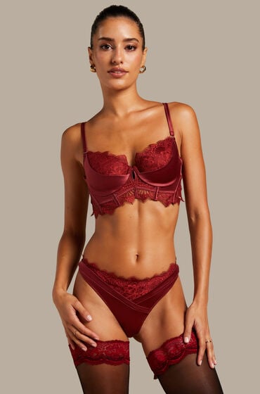 Hunkemöller String Zoe Rot von Hunkemöller