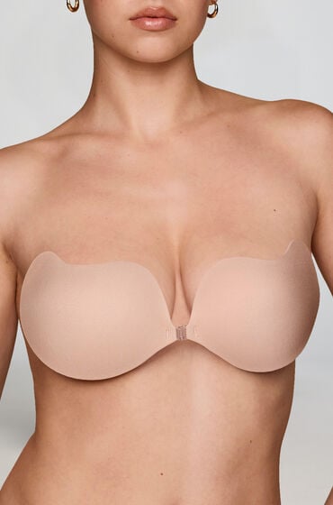 Hunkemöller Tief ausgeschnittener Klebe-BH Beige von Hunkemöller