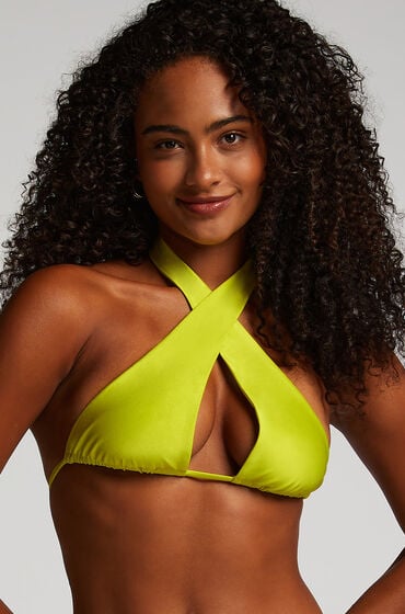 Hunkemöller Triangel-Bikini-Top Luxe Multi Way grün von Hunkemöller