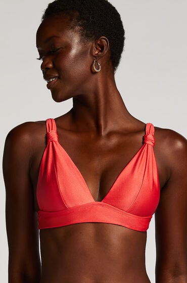 Hunkemöller Triangel-Bikini-Top Luxe Rot von Hunkemöller