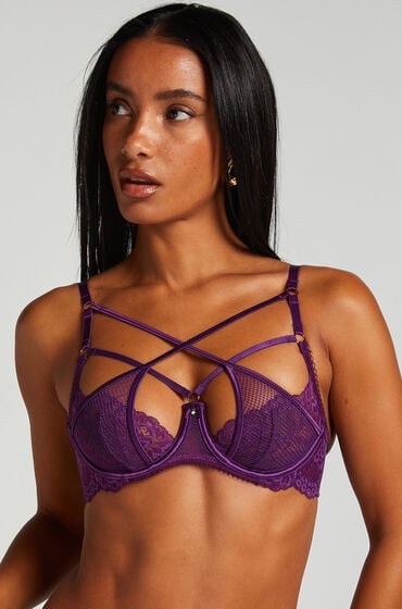 Hunkemöller Unwattierter Bügel-BH Anna Lila Hunkemöller Unwattierter Bügel-BH Anna Lila von Hunkemöller