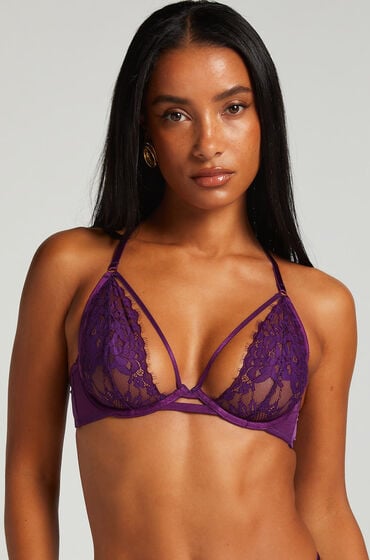 Hunkemöller Unwattierter Bügel-BH Cinnamon Lila von Hunkemöller