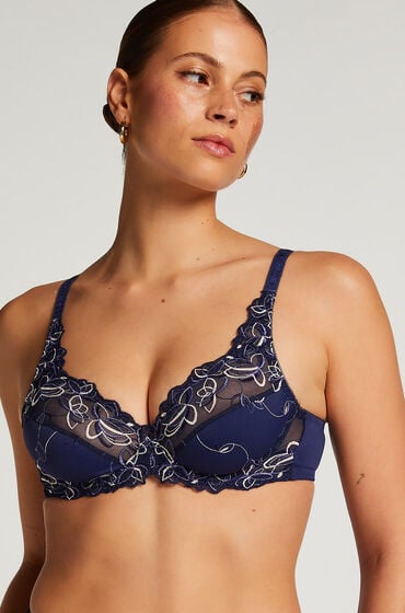 Hunkemöller Unwattierter Bügel-BH Diva Blau von Hunkemöller