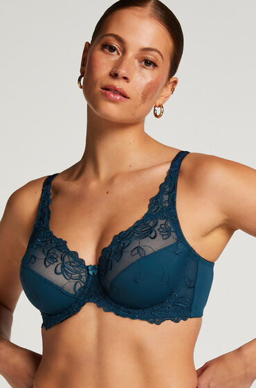 Hunkemöller Unwattierter Bügel-BH Diva Blau von Hunkemöller