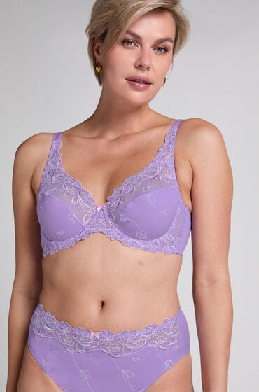 Hunkemöller Unwattierter Bügel-BH Diva Lila von Hunkemöller