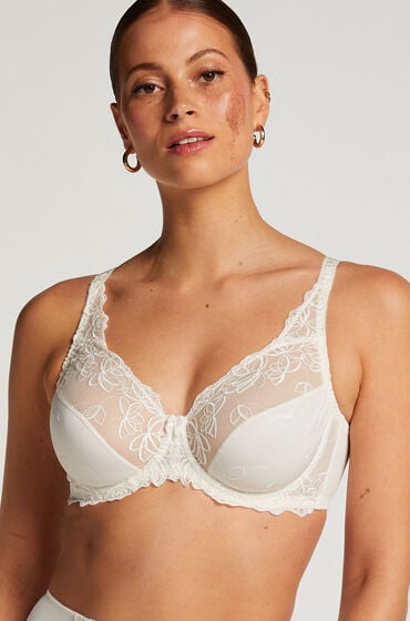 Hunkemöller Unwattierter Bügel-BH Diva Weiß von Hunkemöller