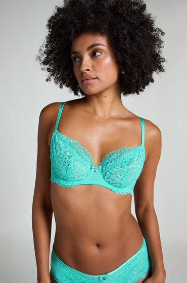 Hunkemöller Unwattierter Bügel-BH Marine grün Hunkemöller Unwattierter Bügel-BH Marine grün von Hunkemöller