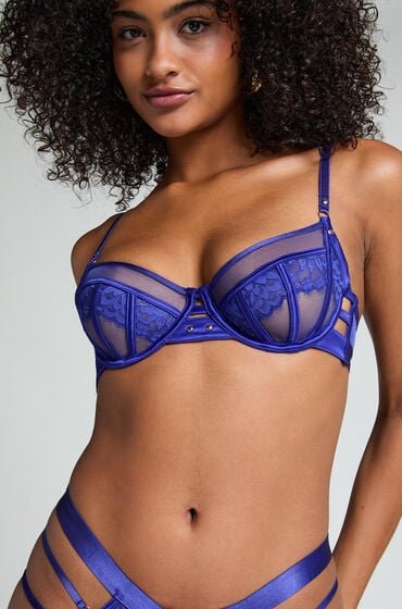 Hunkemöller Unwattierter Bügel-BH Sable Blau Hunkemöller Unwattierter Bügel-BH Sable Blau von Hunkemöller
