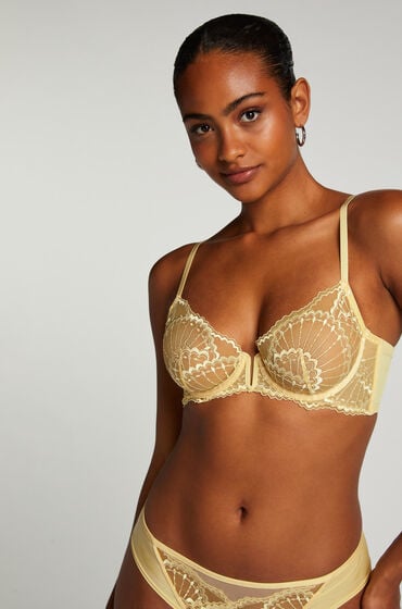 Hunkemöller Unwattierter Longline Bügel-BH Sali Gelb von Hunkemöller