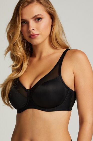 Hunkemöller Unwattierter Minimizer-Bügel-BH Nina Schwarz von Hunkemöller