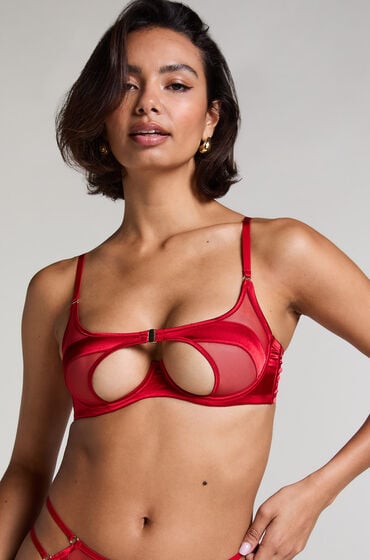 Hunkemöller Vienna Unwattierter Bügel-BH Rot Hunkemöller Vienna Unwattierter Bügel-BH Rot von Hunkemöller