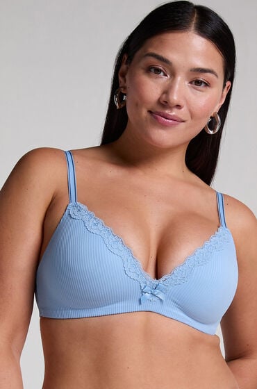 Hunkemöller Vorgeformter BH ohne Bügel Lola Blau von Hunkemöller