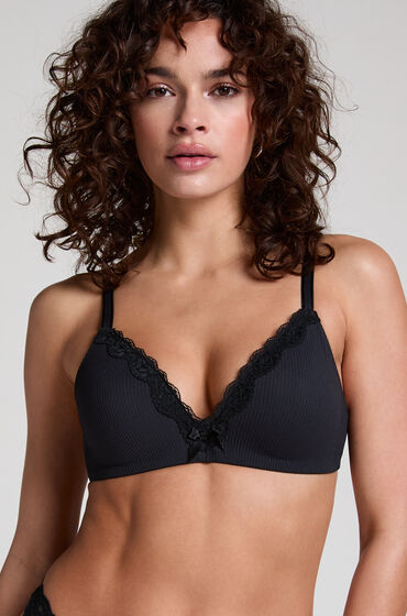 Hunkemöller Vorgeformter BH ohne Bügel Lola Schwarz Hunkemöller Vorgeformter BH ohne Bügel Lola Schwarz von Hunkemöller