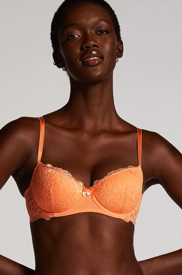 Hunkemöller Vorgeformter Bügel-BH Marine Orange von Hunkemöller