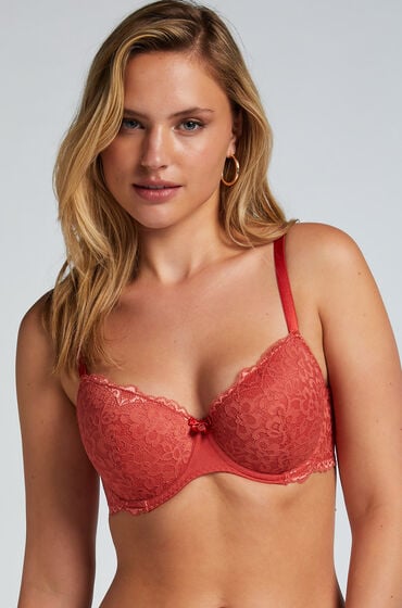 Hunkemöller Vorgeformter Bügel-BH Marine Rot von Hunkemöller