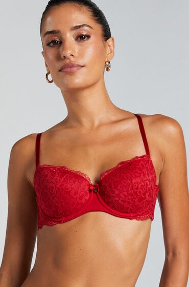 Hunkemöller Vorgeformter Bügel-BH Marine Rot von Hunkemöller