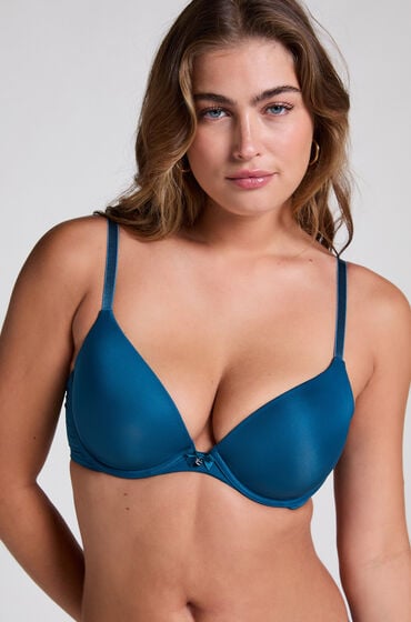 Hunkemöller Vorgeformter Bügel-BH Plunge Blau von Hunkemöller