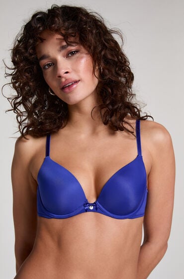 Hunkemöller Vorgeformter Bügel-BH Plunge Blau von Hunkemöller