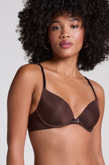 Hunkemöller Vorgeformter Bügel-BH Plunge Braun von Hunkemöller