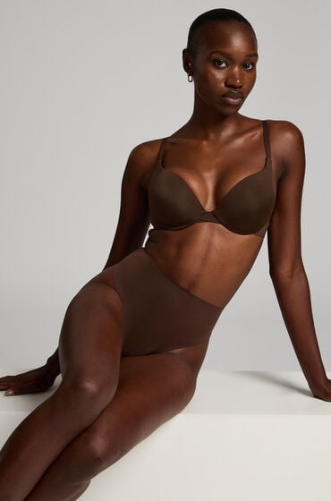 Hunkemöller Vorgeformter Push-Up-Bügel-BH Smooth Braun Hunkemöller Vorgeformter Push-Up-Bügel-BH Smooth Braun von Hunkemöller