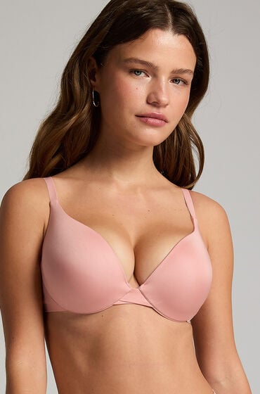 Hunkemöller Vorgeformter Push-Up-Bügel-BH Smooth Rose von Hunkemöller