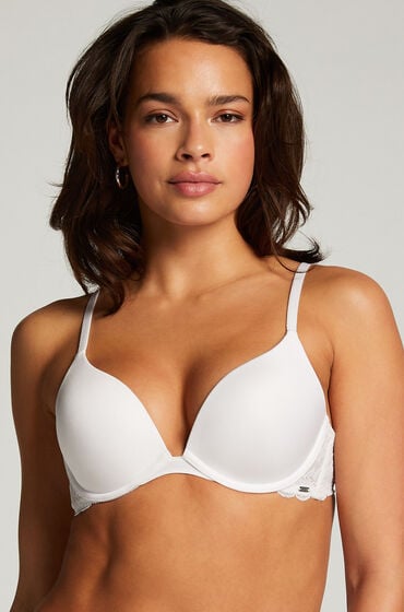 Hunkemöller Vorgeformter Push-up-Bügel-BH Angie Weiß Hunkemöller Vorgeformter Push-up-Bügel-BH Angie Weiß von Hunkemöller
