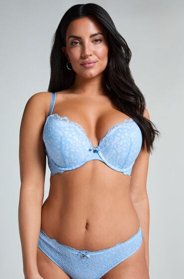 Hunkemöller Vorgeformter Push-up-Bügel-BH Marine Blau von Hunkemöller