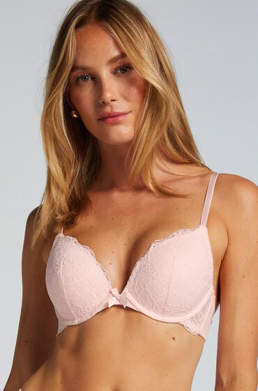 Hunkemöller Vorgeformter Push-up-Bügel-BH Teddy Rose von Hunkemöller