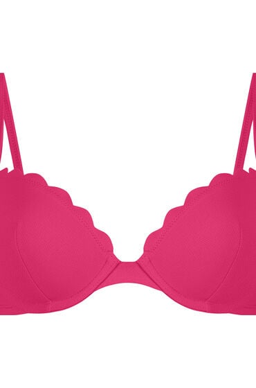 Hunkemöller Vorgeformtes Bügel-Bikinitop Scallop Rose von Hunkemöller