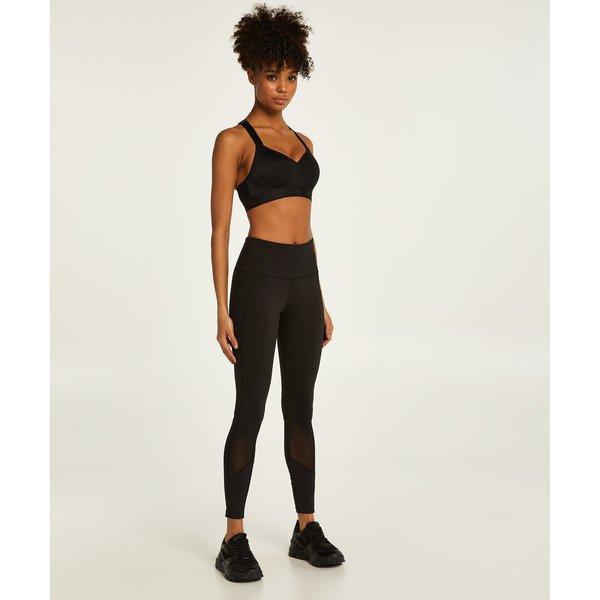 Hunkemöller - Lange Sport Tights, für Damen, Black, Größe 2XL von Hunkemöller