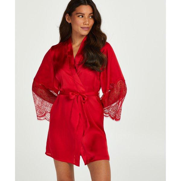 Kimono Damen Rot M/L von Hunkemöller