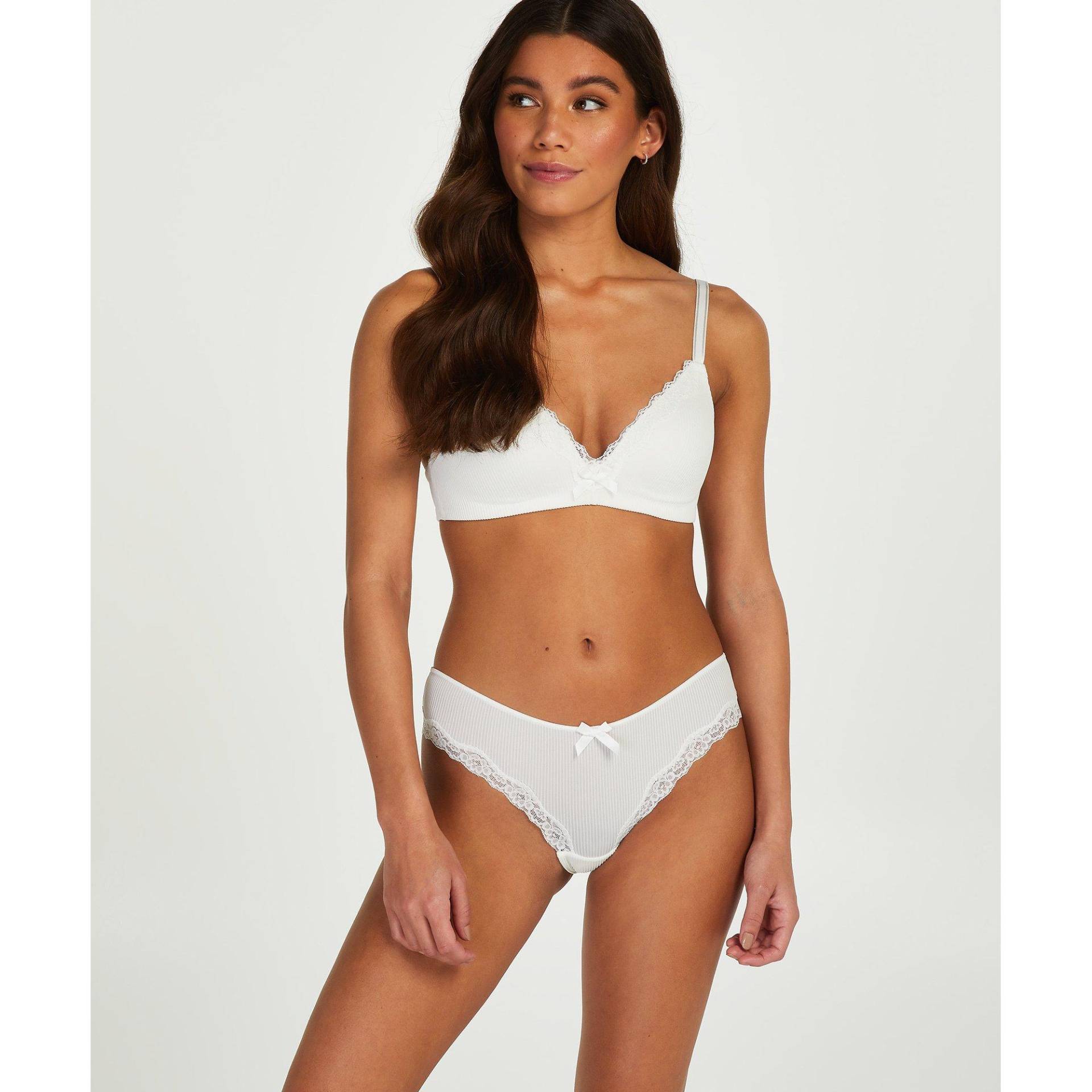 Hunkemöller - Brazilian, für Damen, Weiss Größe M von Hunkemöller