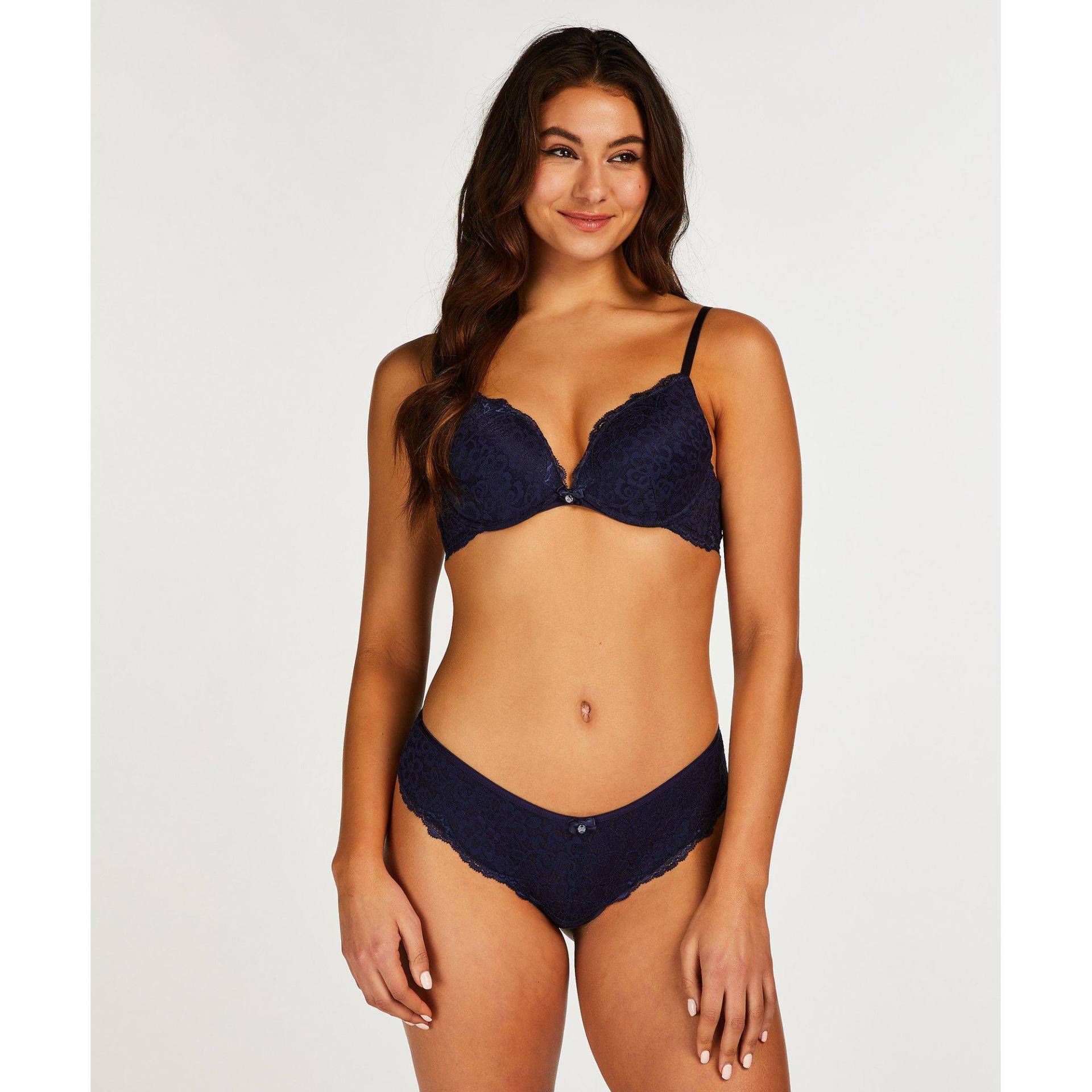 Hunkemöller - Brazilian, für Damen, Blau, Größe S von Hunkemöller