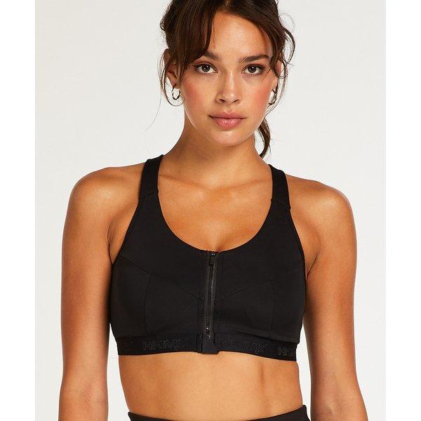 Hunkemöller - Sport-BH, High Support, für Damen, Black, Größe 70/B von Hunkemöller