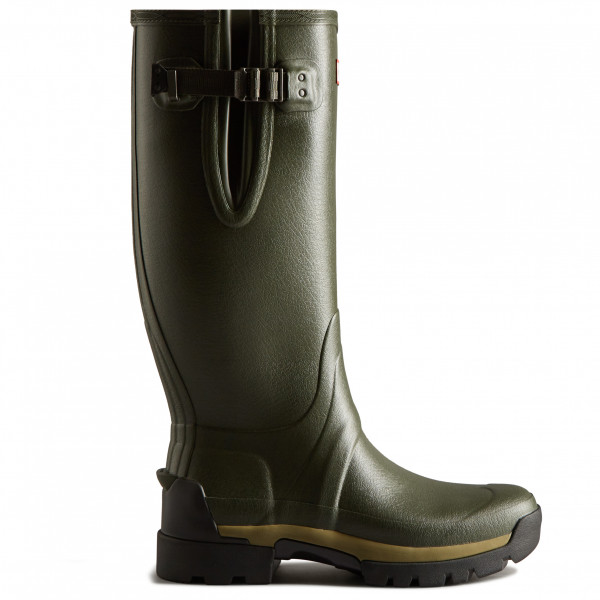 Hunter Boots - Balmoral Side Adjustable Neo Lined Tech Sole Boot - Gummistiefel Gr 40,5;42 schwarz/grau;schwarz/oliv von Hunter Boots