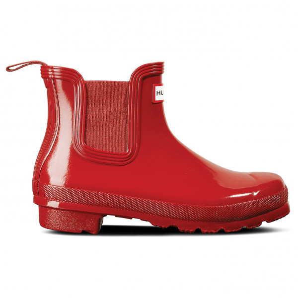 Hunter Boots - Women's Original Chelsea Gloss - Gummistiefel Gr 37 rot von Hunter Boots