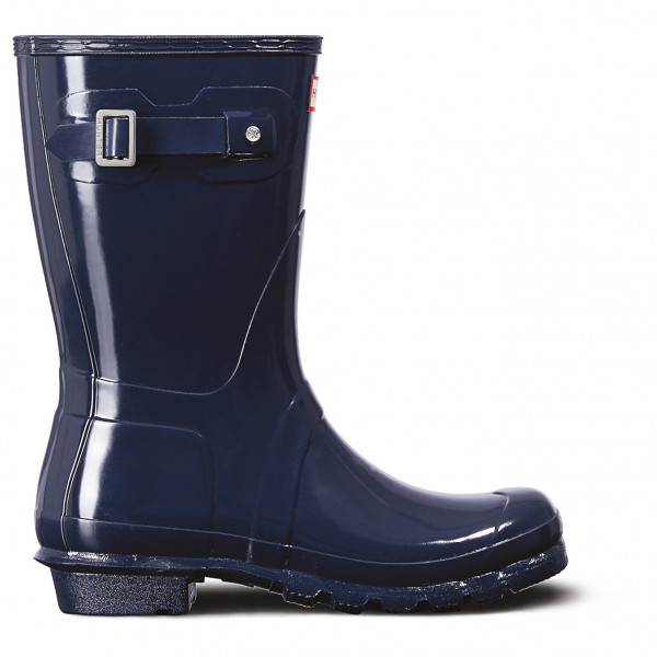 Hunter Boots - Women's Original Short Gloss - Gummistiefel Gr 37 blau von Hunter Boots