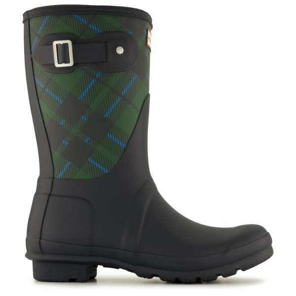 Hunter Boots - Women's Original Short Tartan Printed - Gummistiefel Gr 36 schwarz von Hunter Boots