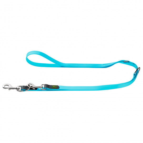 Hunter - Adjustable Leash Convenience - Hundeleine Gr Länge max. 200 cm - Breite 1,5 cm türkis von Hunter