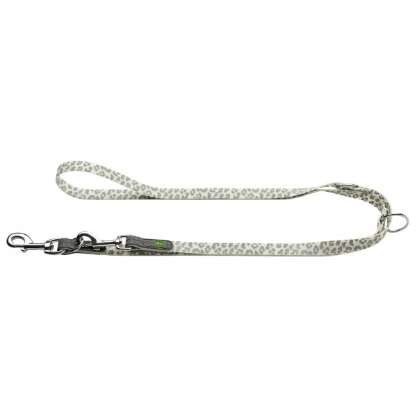 Hunter - Adjustable Leash Convenience - Hundeleine Gr Länge max. 200 cm - Breite 2,0 cm leo print reflective von Hunter