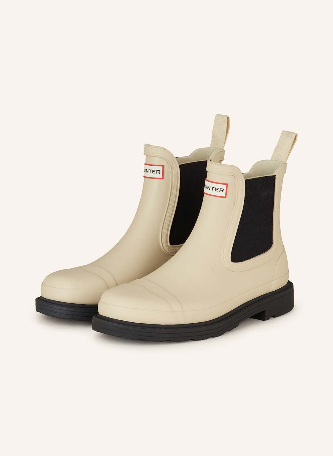 Hunter Chelsea-Boots Commando beige Hunter Chelsea-Boots Commando beige von Hunter