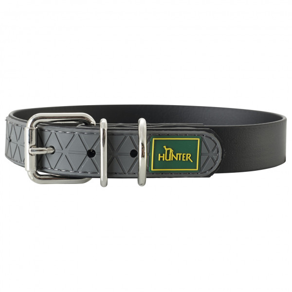 Hunter - Collar Convenience - Hundehalsband Gr Halsumfang 23-31 cm - Breite 2,0 cm schwarz von Hunter