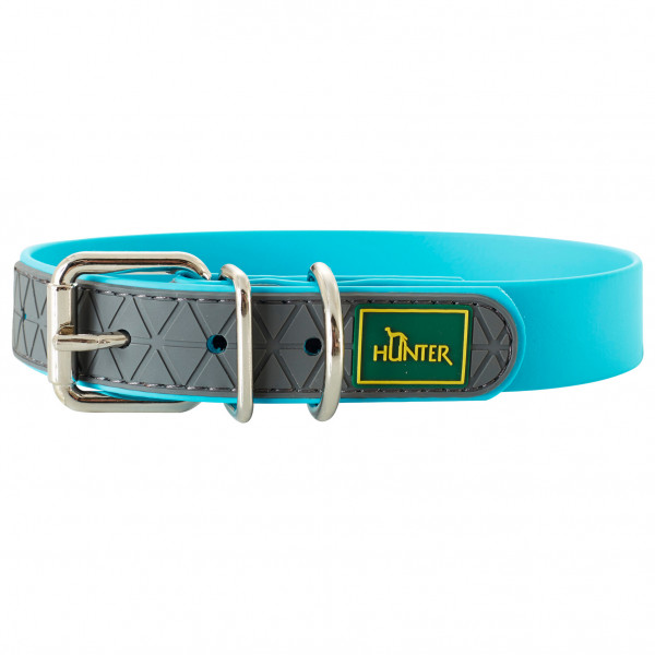 Hunter - Collar Convenience - Hundehalsband Gr Halsumfang 47-55 cm - Breite 2,5 cm turquoise von Hunter