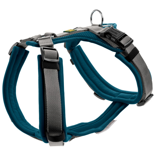 Hunter - Geschirr Maldon - Hundegeschirr Gr Hals 31-49 cm - Bauch 34-49 cm blau/grau von Hunter