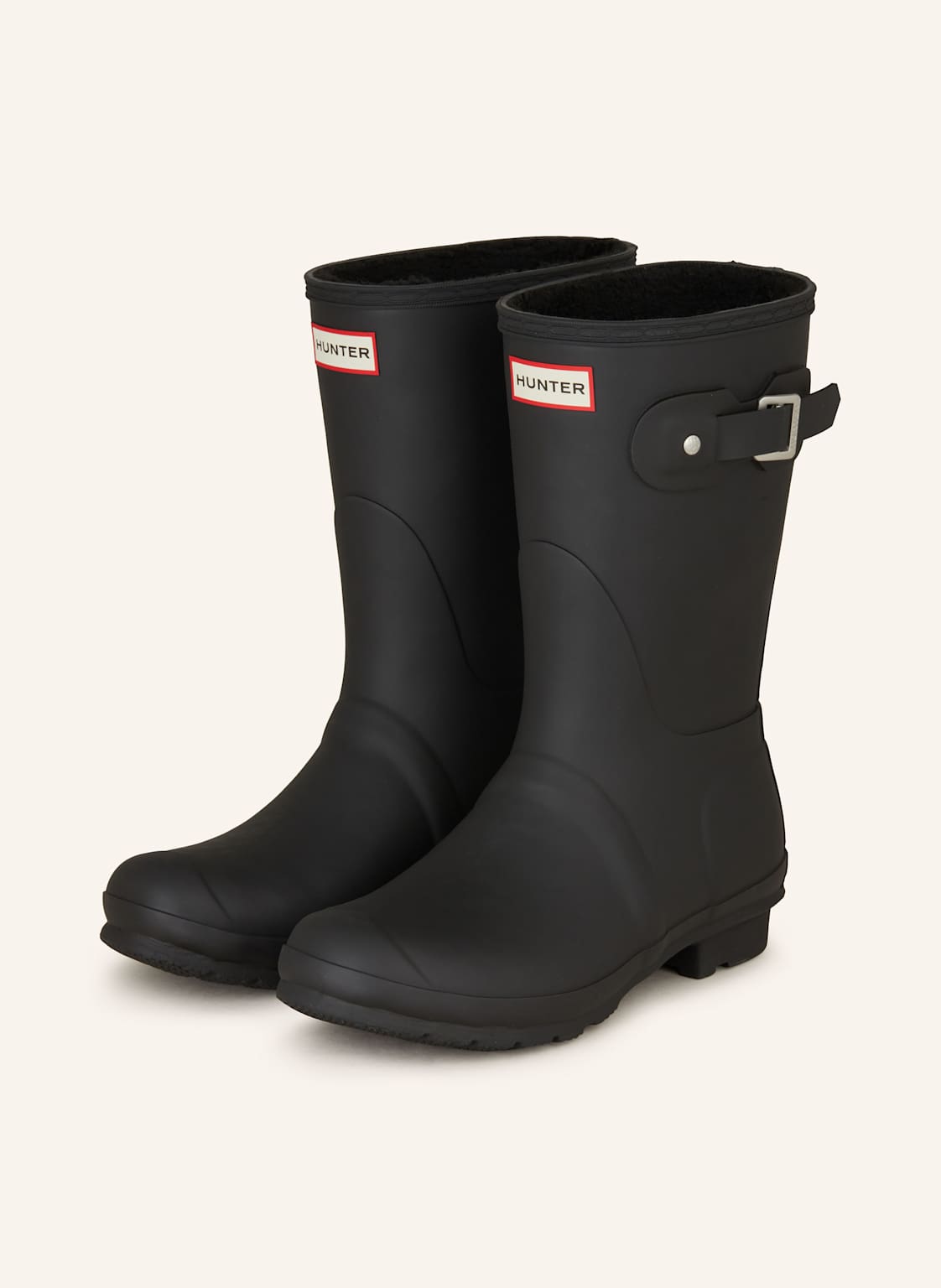 Hunter Gummistiefel Insulated Short schwarz von Hunter