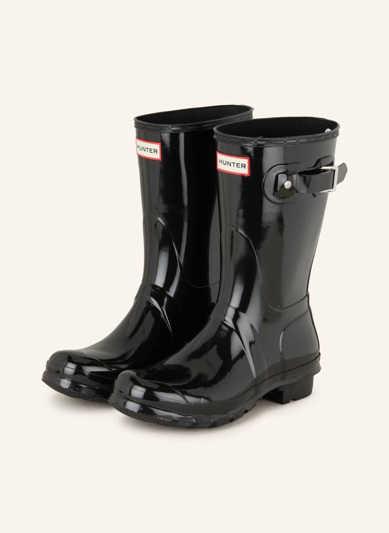 Hunter Gummistiefel Original Short schwarz von Hunter