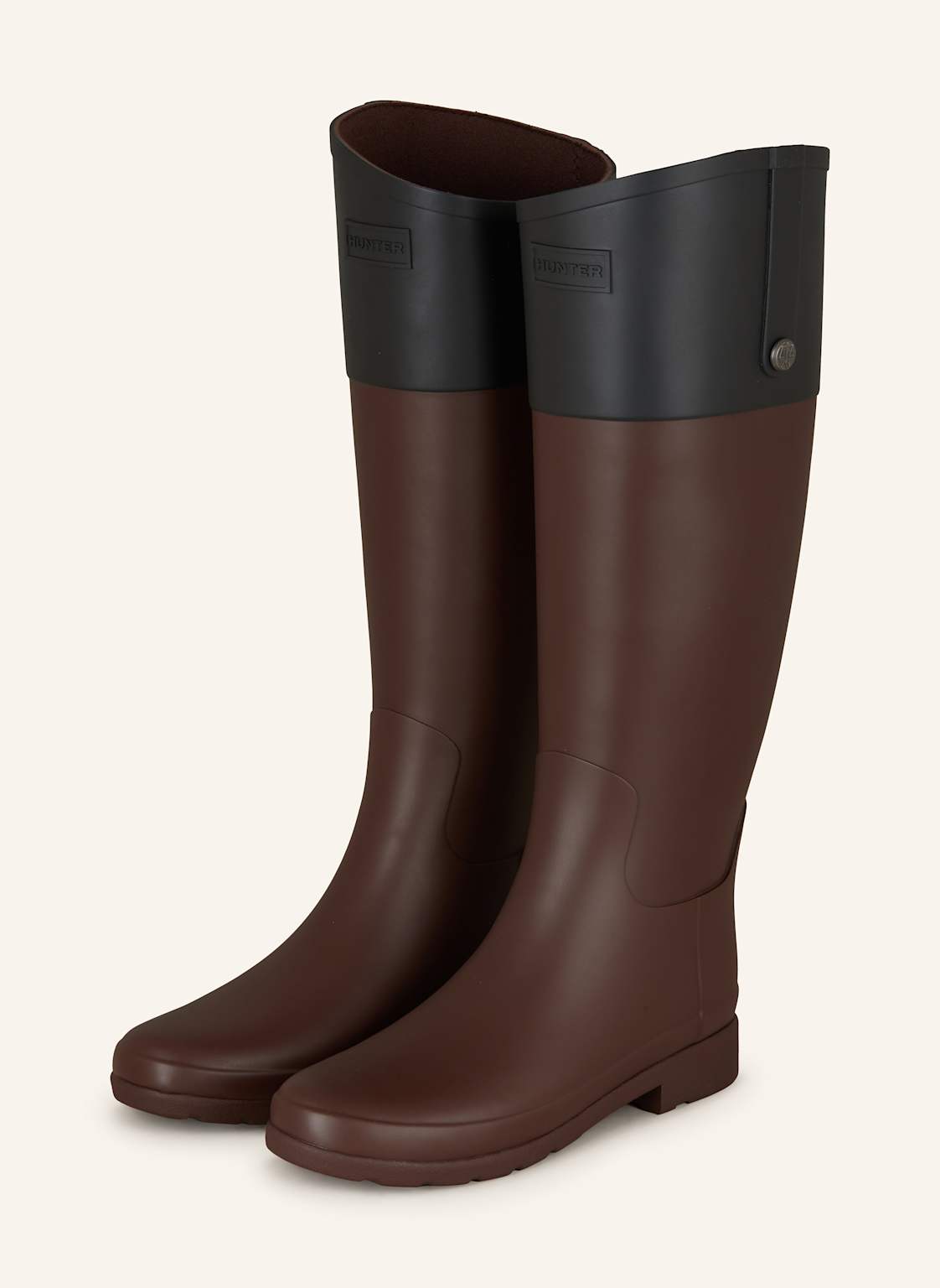 Hunter Gummistiefel braun von Hunter