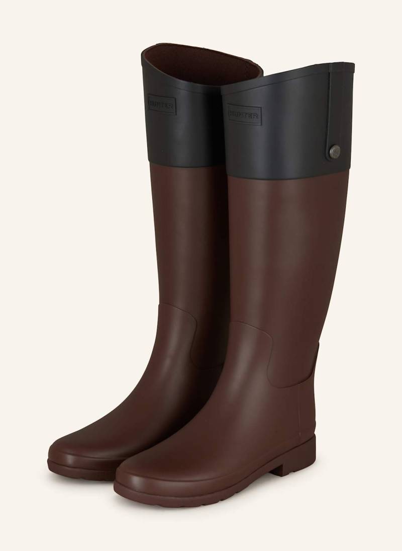 Hunter Gummistiefel braun von Hunter